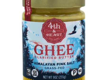 4th & Heart Ghee Himalayan Pink Salt 9oz Supply