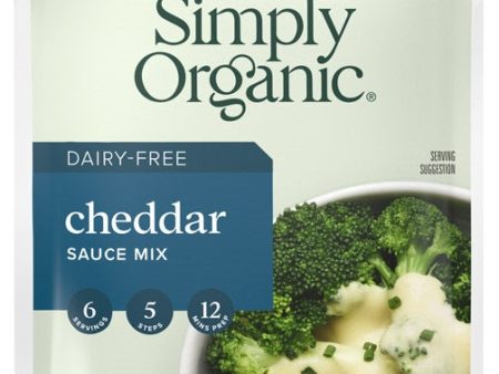 Simply Organic Dairy-Free Cheddar Sauce Mix .85oz For Sale