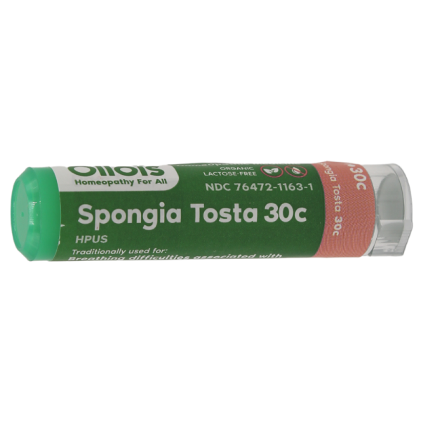 Ollois Organic Homeopathic Medicine Spongia Tosta 30c For Sale