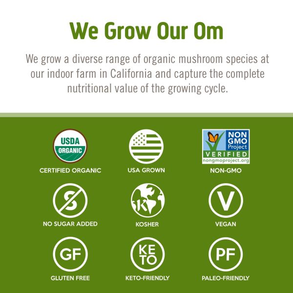 Om Mushroom Reishi Powder Organic 100g For Cheap