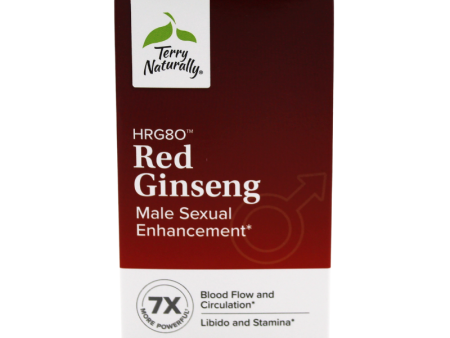 Terry Naturally  (HRG80™) Red Ginseng Male Sexual Enhancement 48ct Fashion