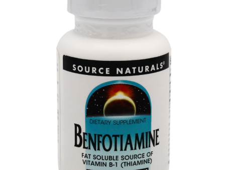 Source Naturals Benfotiamine (B-1) 60ct Cheap