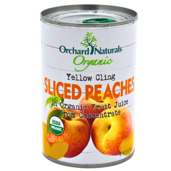 Orchard Naturals Peach Slices in Juice Organic 15oz Discount