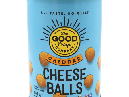 The Good Crisp Cheese Balls Cheddar 2.75oz Online now