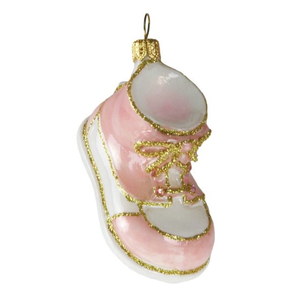 Baby Bootie Pink Ornament on Sale