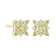 Celeste Earrings in Peridot & Diamonds Fashion