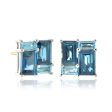 Blue Topaz Mosaic Earrings Discount