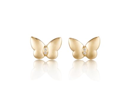 Child s Butterfly Stud Earrings Discount