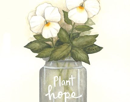 ALP2082 - Plant Hope Pansies - 12x16 Sale