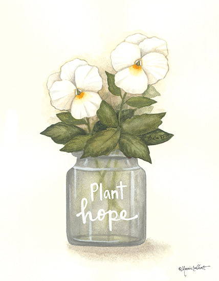 ALP2082 - Plant Hope Pansies - 12x16 Sale