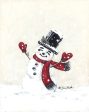 BAKE279 - Jolly Red Snowman - 12x16 Sale