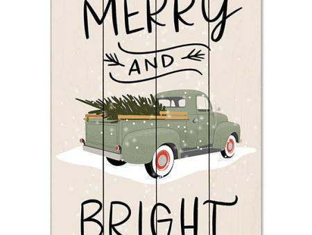 BRO243PAL - Merry Truck - 12x16 Fashion