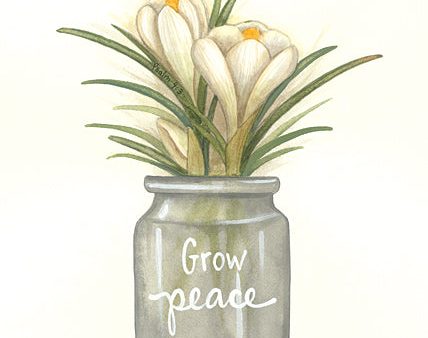 ALP2084 - Grow Peace Crocus - 12x16 For Discount